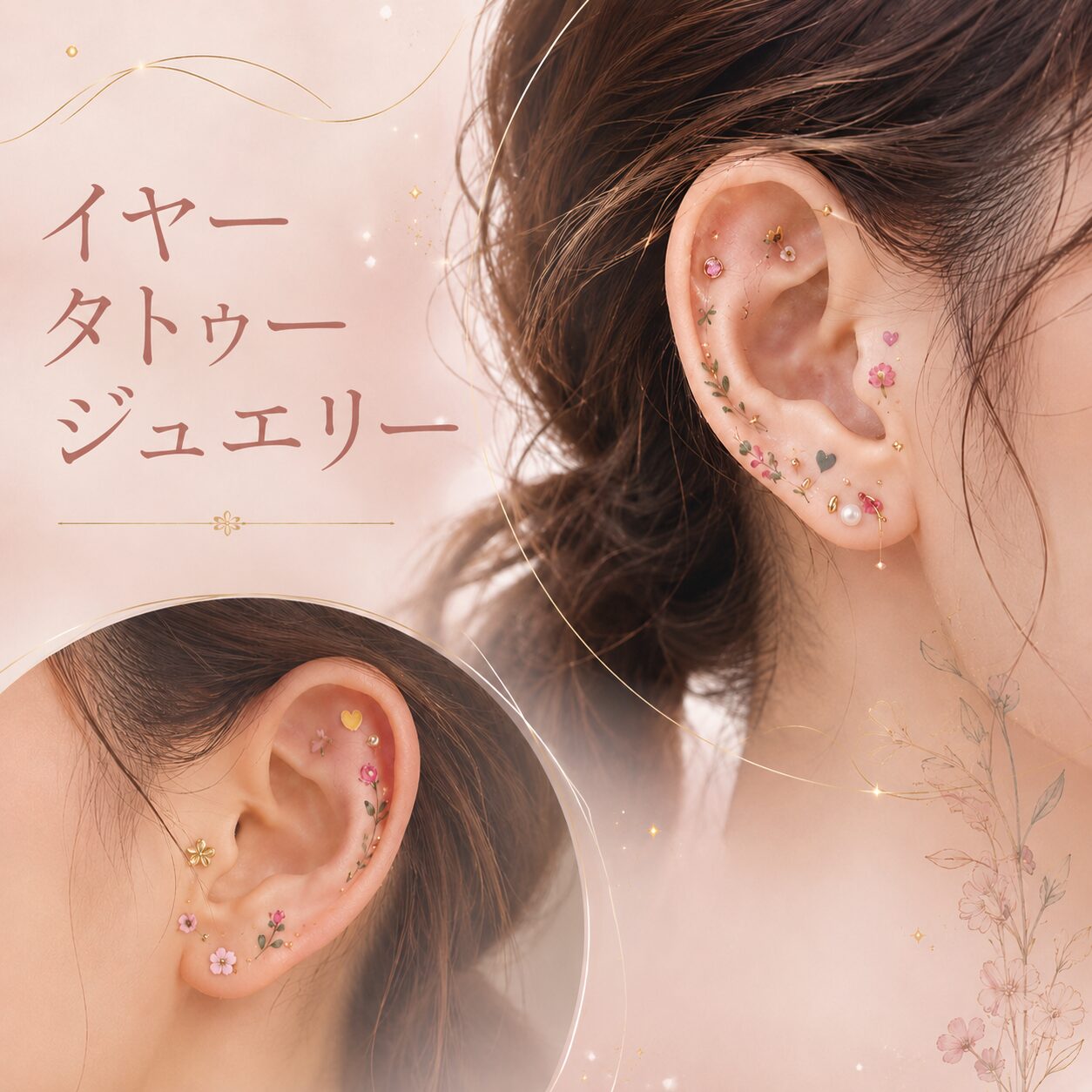 耳つぼジュエリーセットイメージ