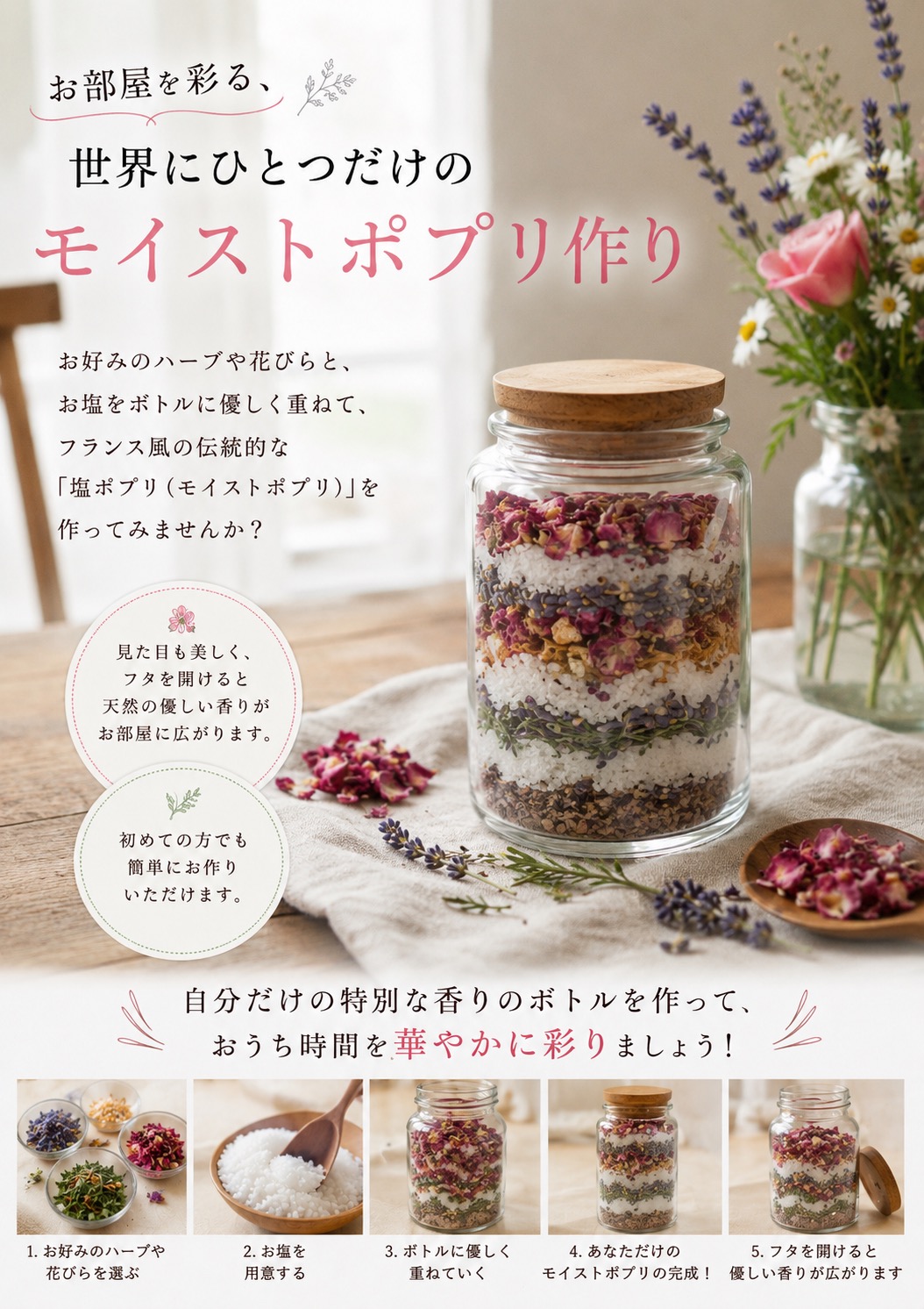 モイストポプリ作りワークショップ